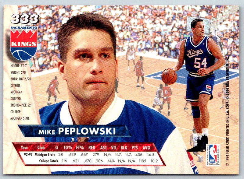 1993 Ultra Mike Peplowski