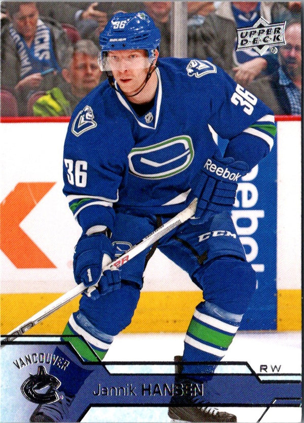 2016 Upper Deck Jannik Hansen #182