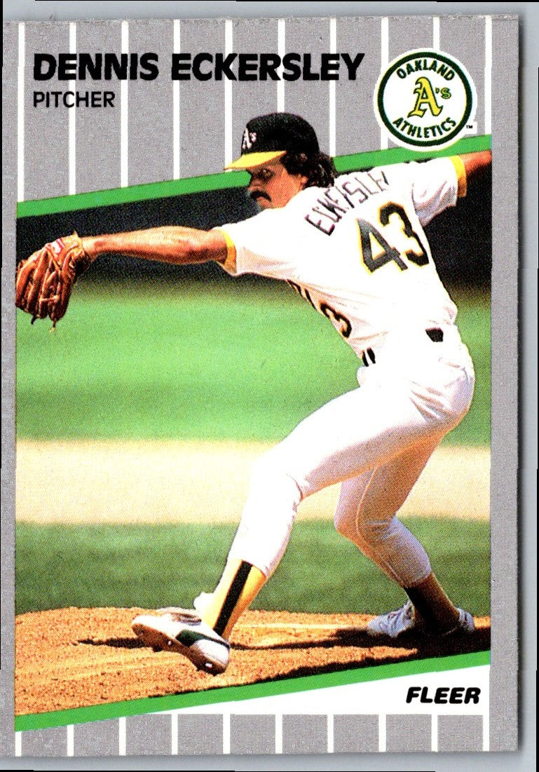 1989 Fleer Dennis Eckersley