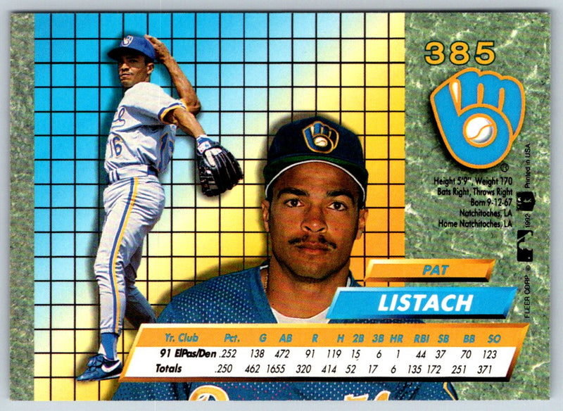 1992 Ultra Pat Listach