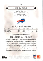 2011 Topps Gridiron Legends Fred Jackson #76
