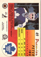 1990 O-Pee-Chee Premier Peter Ing #49 Rookie