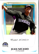 2011 Bowman Prospects Juan Nicasio