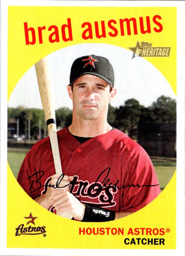 2008 Topps Heritage Brad Ausmus #163