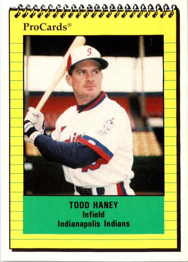 1991 ProCards Todd Haney #468