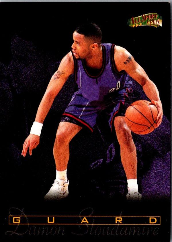 1996 Score Board Autographed Damon Stoudamire #49