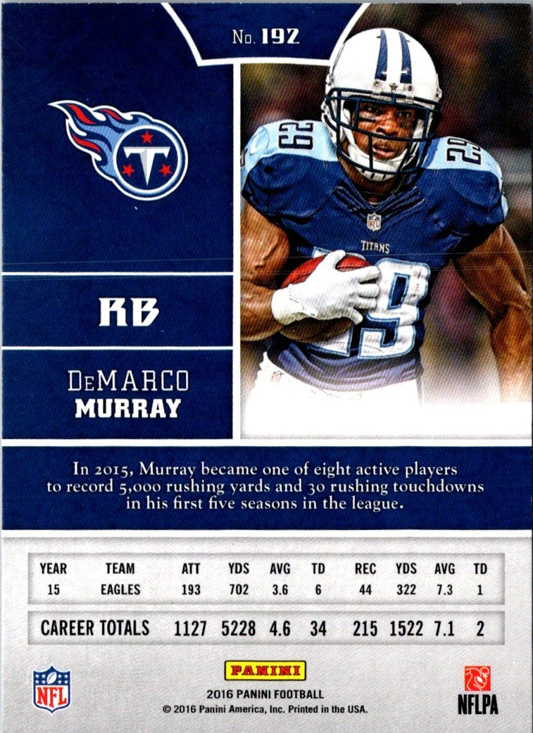 2016 Panini DeMarco Murray