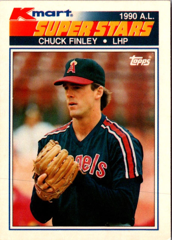 1990 Topps Kmart Super Stars Chuck Finley #28