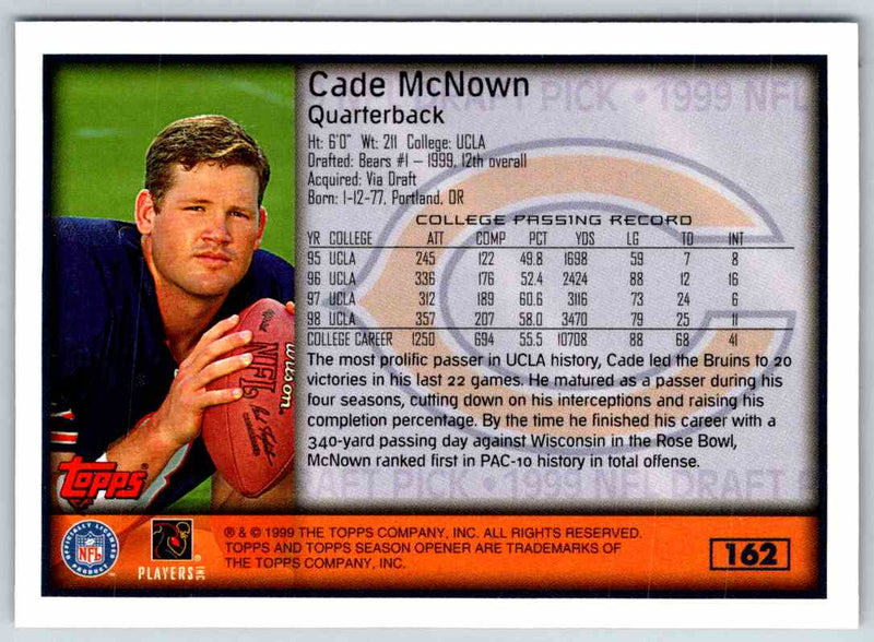 1999 Topps Cade McNown