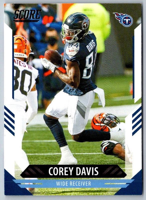 2021 Score Scorecard Corey Davis #184