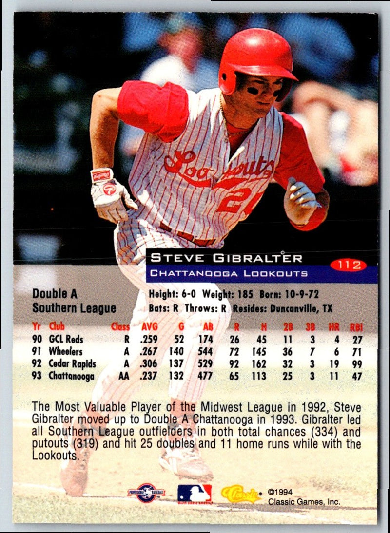 1994 Classic Steve Gibralter