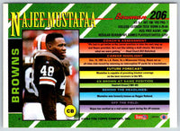 1993 Bowman Football Najee Mustafaa #206