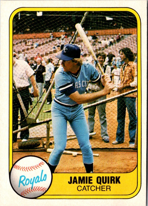 1981 Fleer Jamie Quirk #50