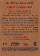 2006 Bowman Heritage Chris Carpenter