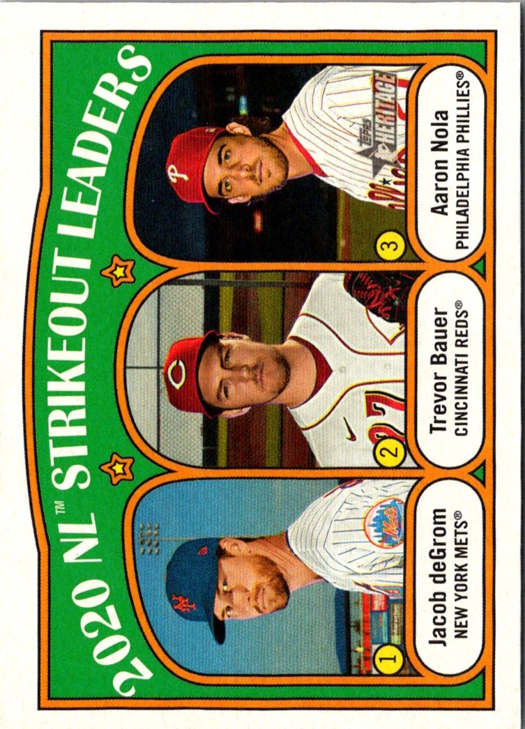 2020 Topps Tattoos NL Strikeout Leaders