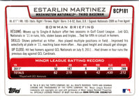 2012 Bowman Chrome Prospects Estarlin Martinez #BCP181
