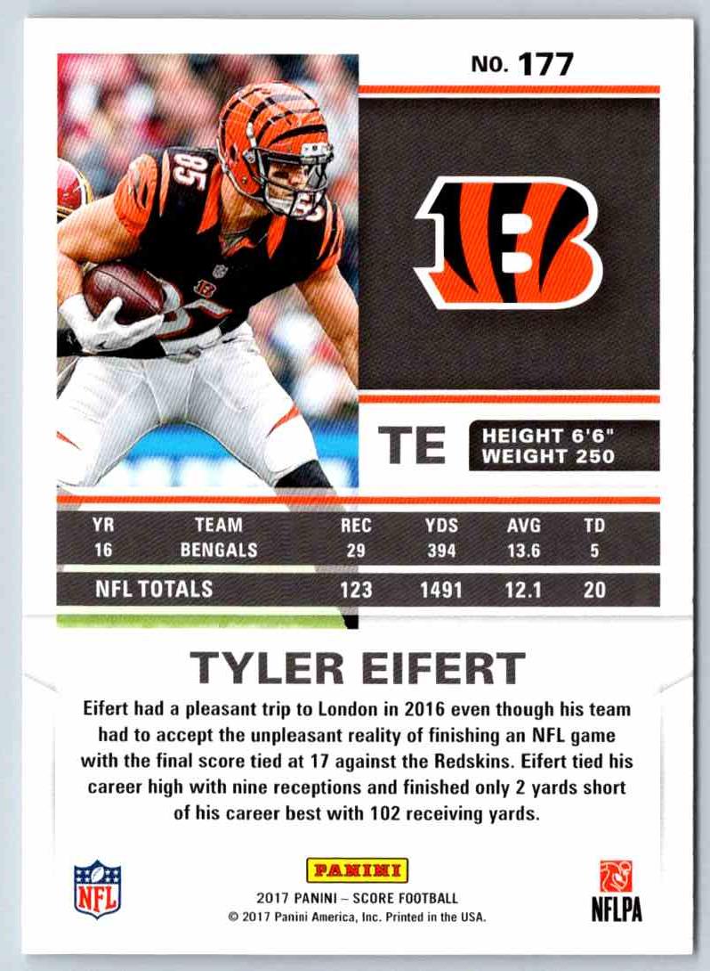 2017 Score Tyler Eifert