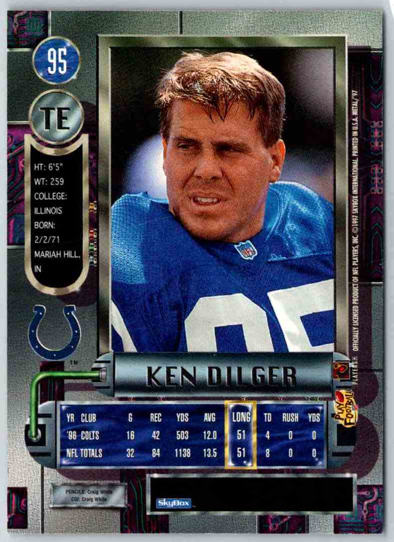 1991 Fleer Ultra Ken Dilger