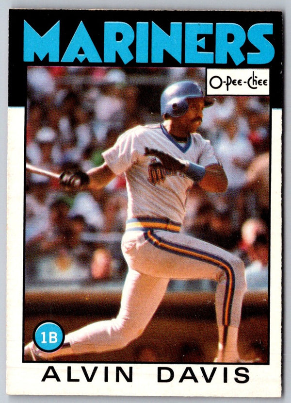 1986 O-Pee-Chee Alvin Davis #309