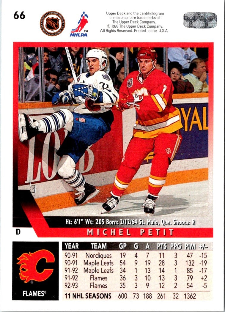 1993 Upper Deck Michel Petit