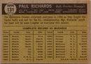 1961 Topps Paul Richards