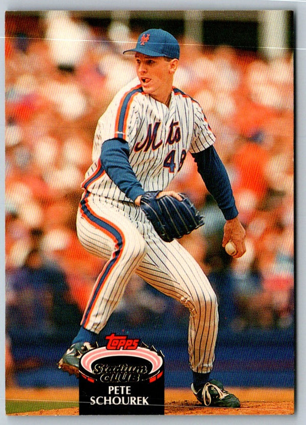 1992 Stadium Club Pete Schourek #521