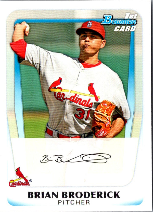 2011 Bowman Prospects Brian Broderick #BP75