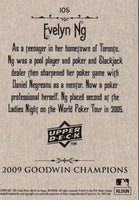 2009 Upper Deck Goodwin Champions Evelyn Ng #105