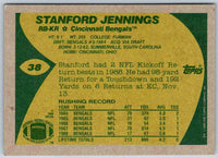 1989 Topps Stanford Jennings #38