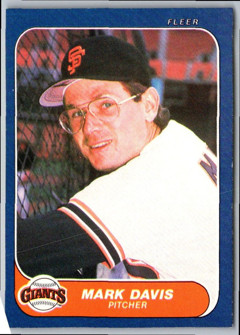 1986 Fleer Mark Davis