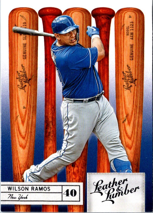 2019 Panini Leather & Lumber Wilson Ramos #59