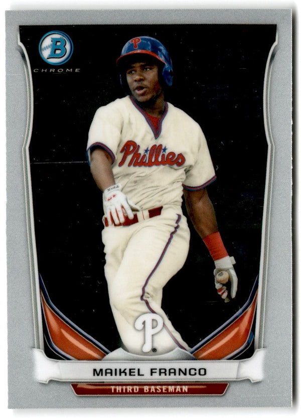 2014 Bowman Chrome Prospects Maikel Franco #BCP37