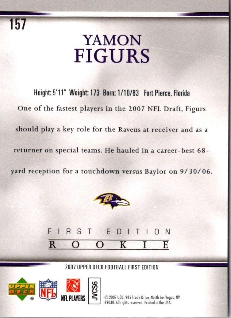 2007 Upper Deck First Edition Yamon Figurs