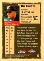 1998 Team Best Adam Kennedy #19