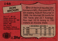 1987 Topps Ron Brown #148