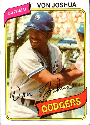 1980 Topps Von Joshua #209