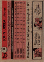 1981 Topps John Urrea #152