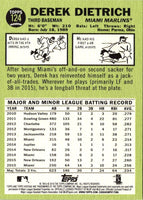 2016 Topps Heritage Derek Dietrich #124