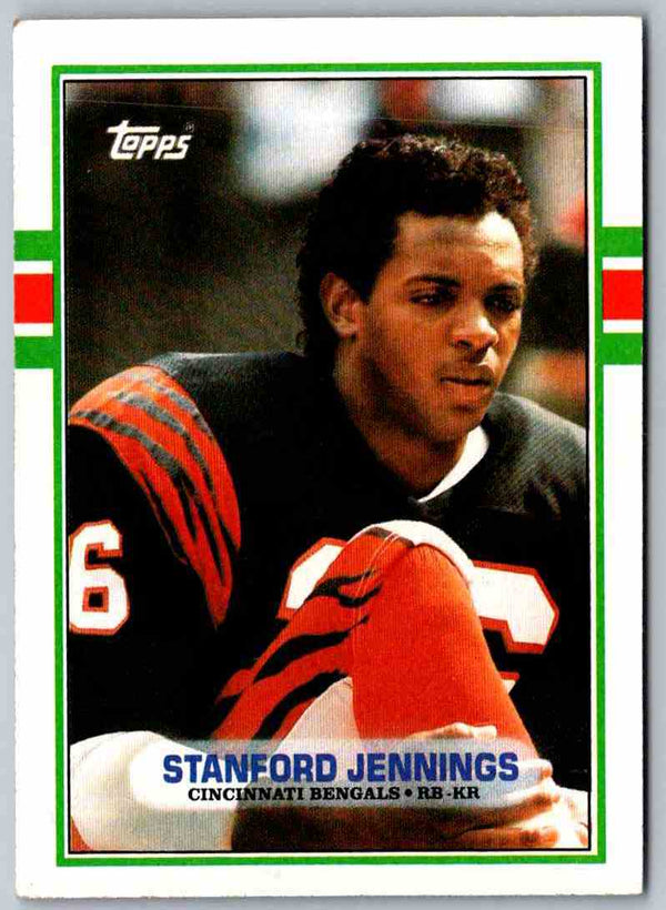 1989 Topps Stanford Jennings #38