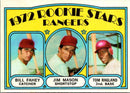 1972 Topps Rangers Rookies - Bill Fahey/Jim Mason/Tom Ragland
