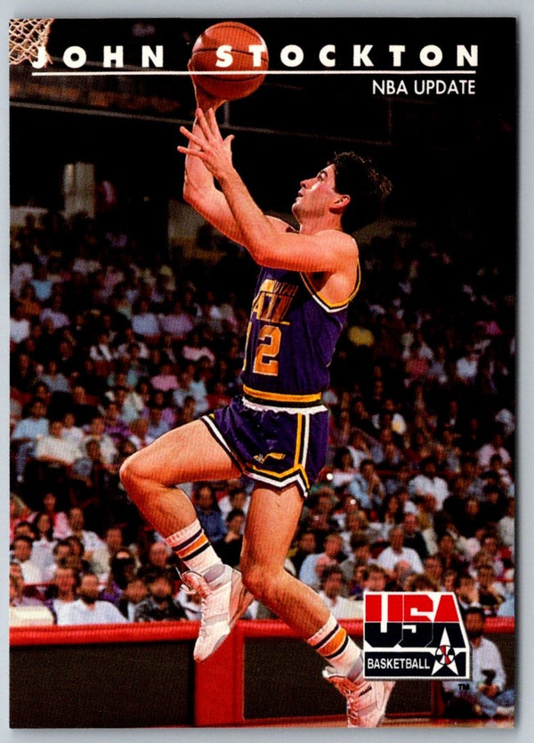 1992 SkyBox USA John Stockton #82