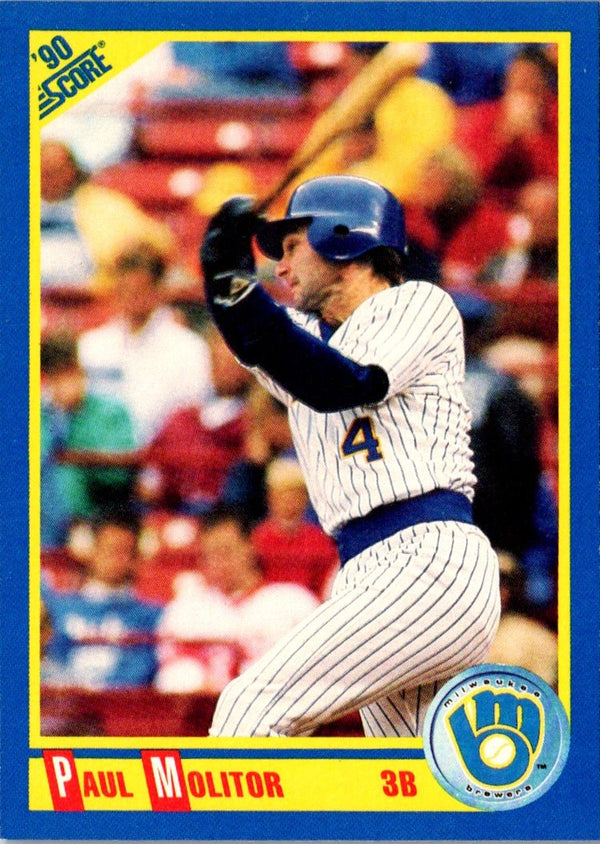 1990 Score Paul Molitor #460