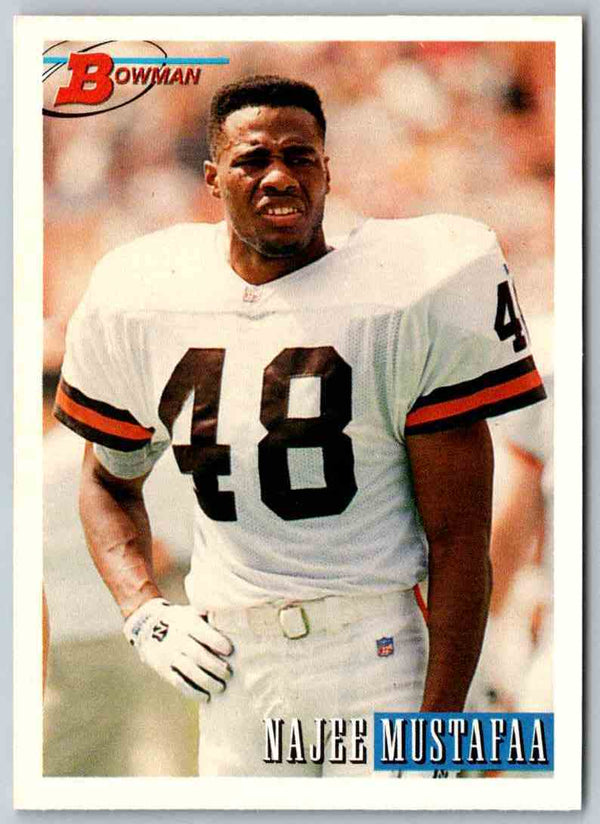 1993 Bowman Football Najee Mustafaa #206