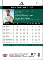 2002 Fleer Premium Luis Gonzalez #65