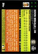 2007 Topps Updates & Highlights Kevin Melillo