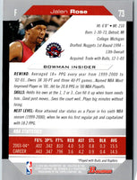 2004 Bowman Jalen Rose #73