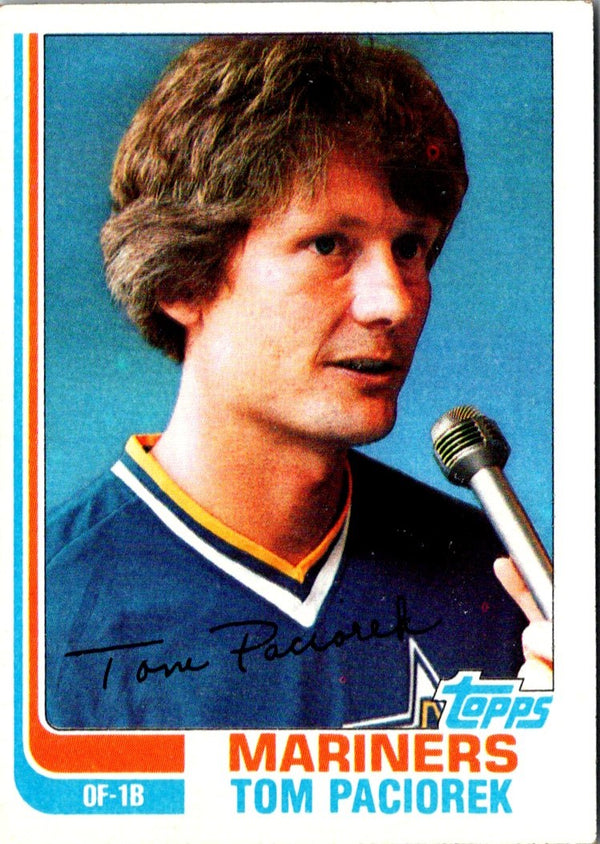 1982 Topps Tom Paciorek #678