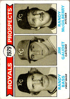 1979 Topps Royals Prospects - Randy Bass/Jim Gaudet/Randy McGilberry #707 Rookie