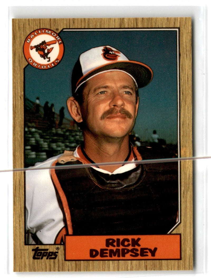 1987 Topps Tiffany Rick Dempsey