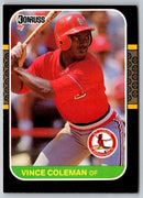 1987 Donruss Vince Coleman